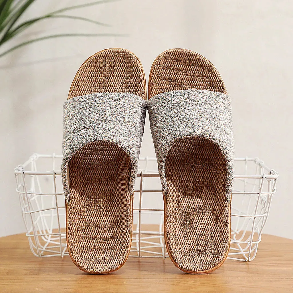 Leinen-Herrenschuhe Farblich abgestimmte Freizeit-Bodenschuhe von Elegant Steps