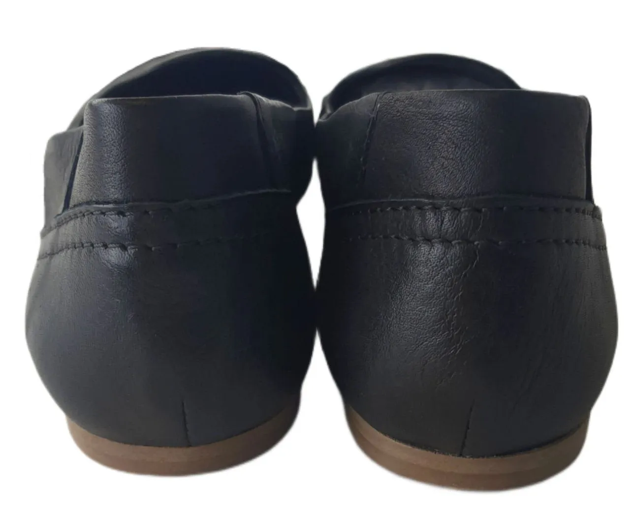 LIEBESKIND Women's Black Leather Balerina Flats #LK5019 8.5 NWOB