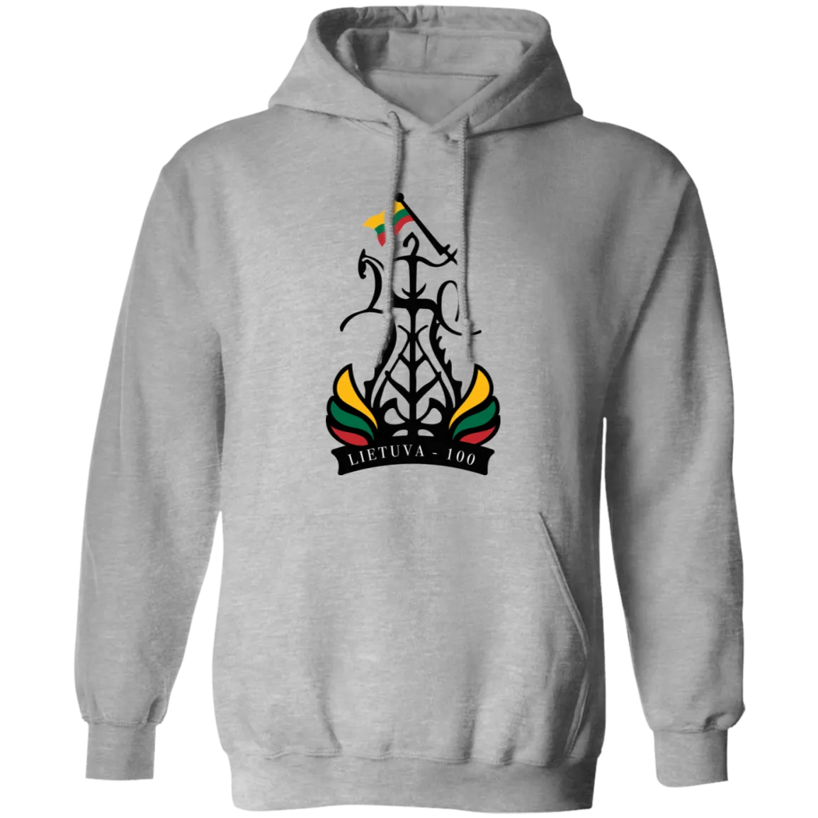 Lietuva 100 Restored - Men/Women Unisex Comfort Pullover Hoodie