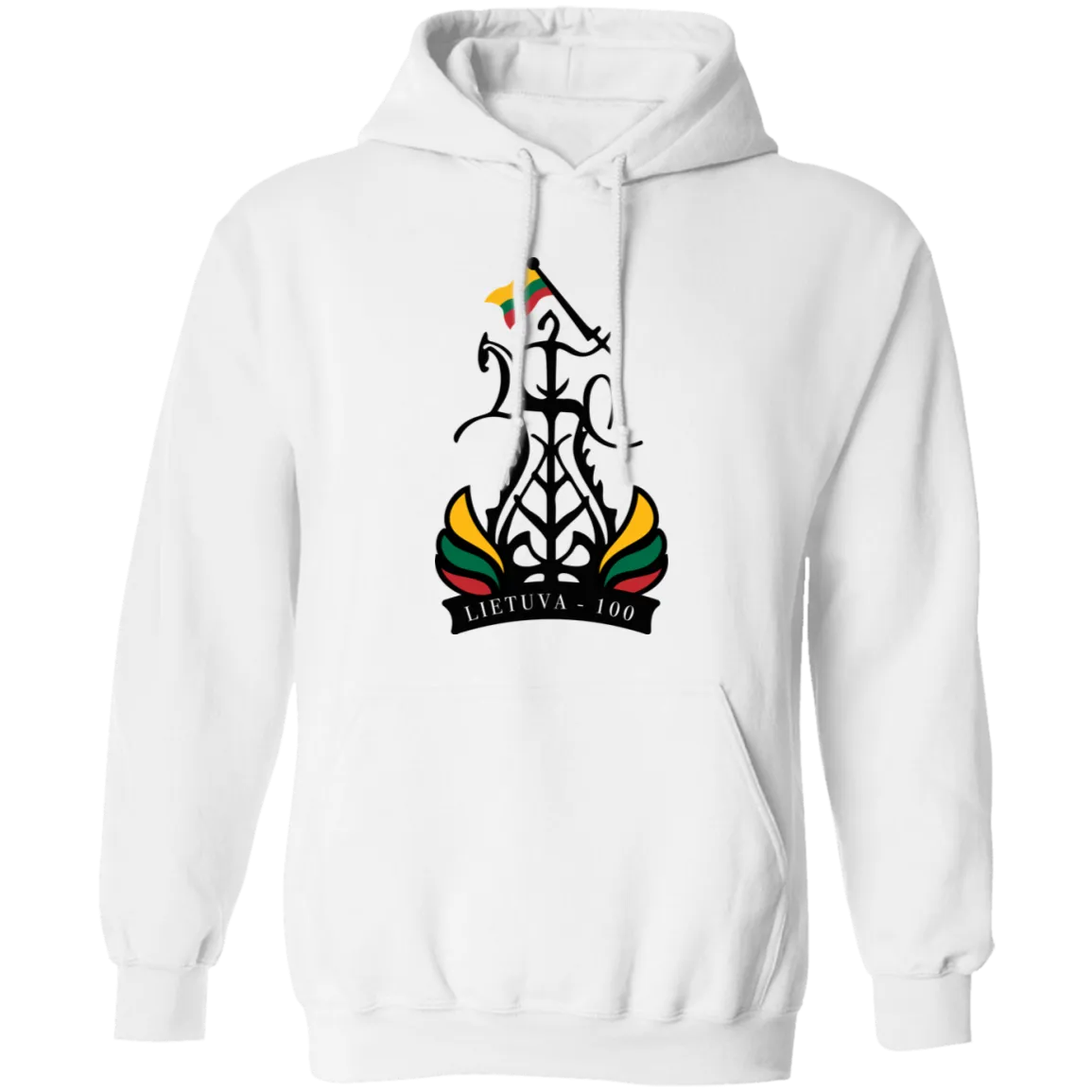 Lietuva 100 Restored - Men/Women Unisex Comfort Pullover Hoodie