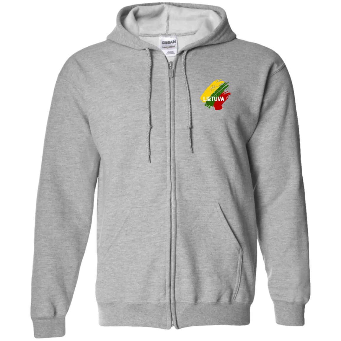 Lietuva BB - Men/Women Unisex Comfort Full-Zip Hoodie