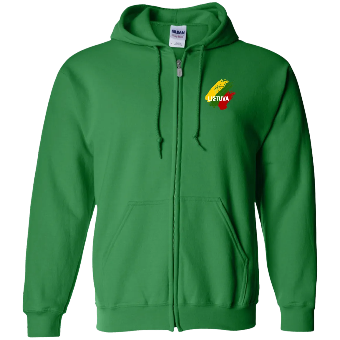 Lietuva BB - Men/Women Unisex Comfort Full-Zip Hoodie