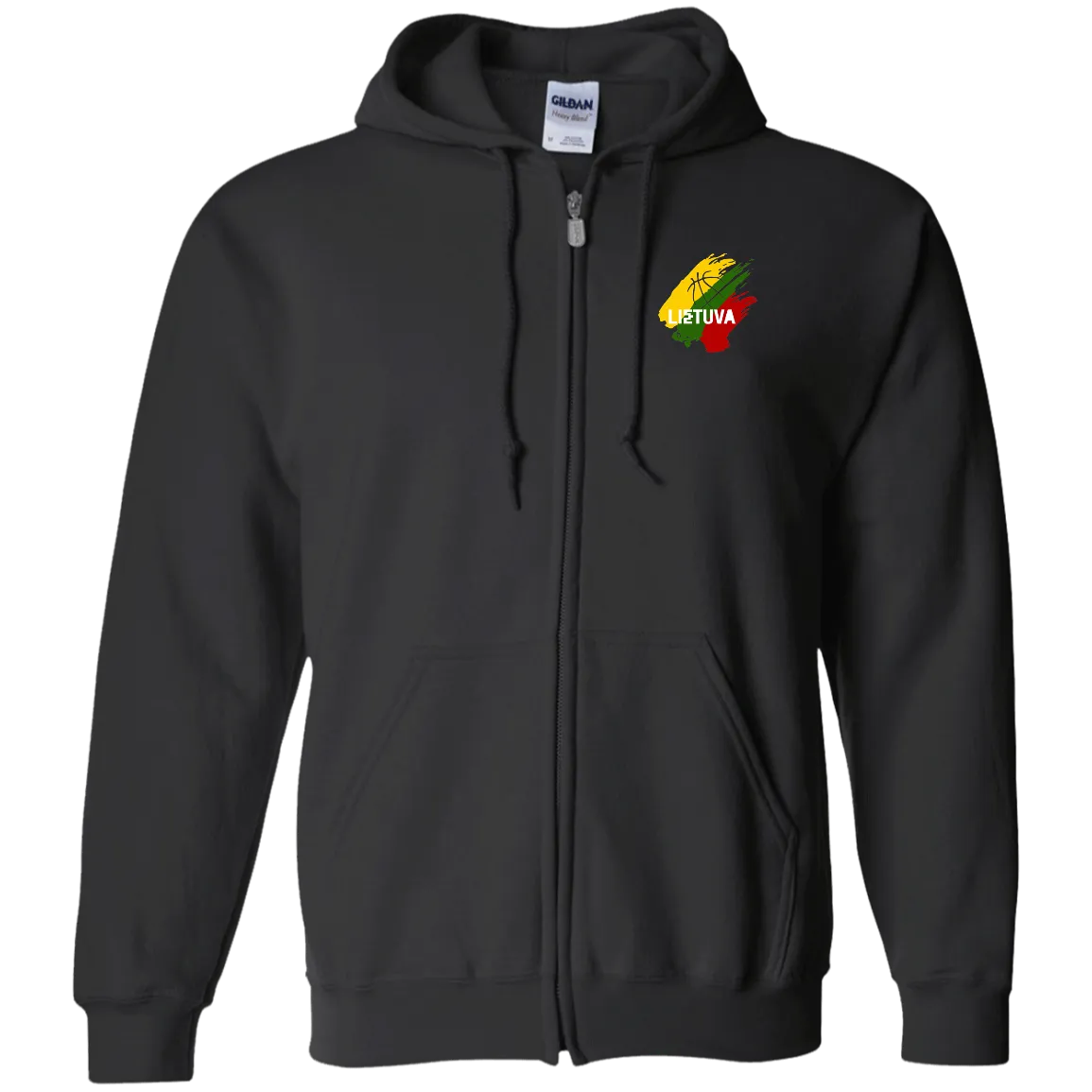 Lietuva BB - Men/Women Unisex Comfort Full-Zip Hoodie