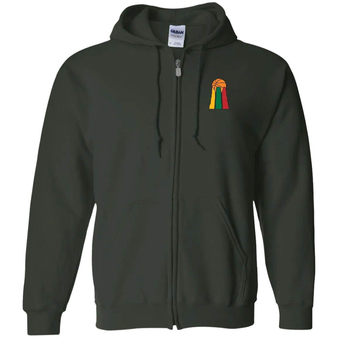 Lietuvos Krepsinio - Men/Women Unisex Comfort Full-Zip Hoodie