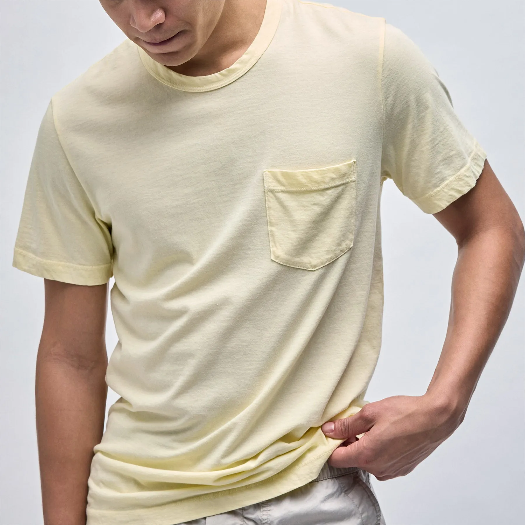 Lightweight Jersey Pocket Tee - Oz Pigment