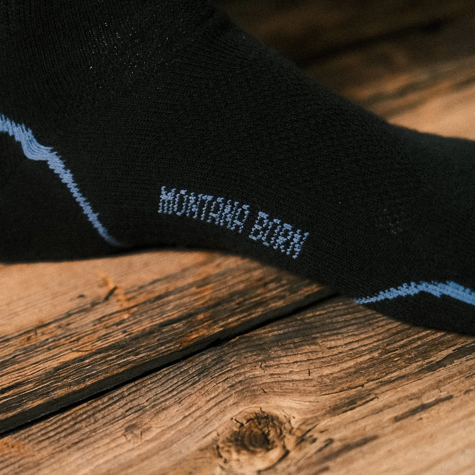 Lightweight Montana Footprint Crew Sock