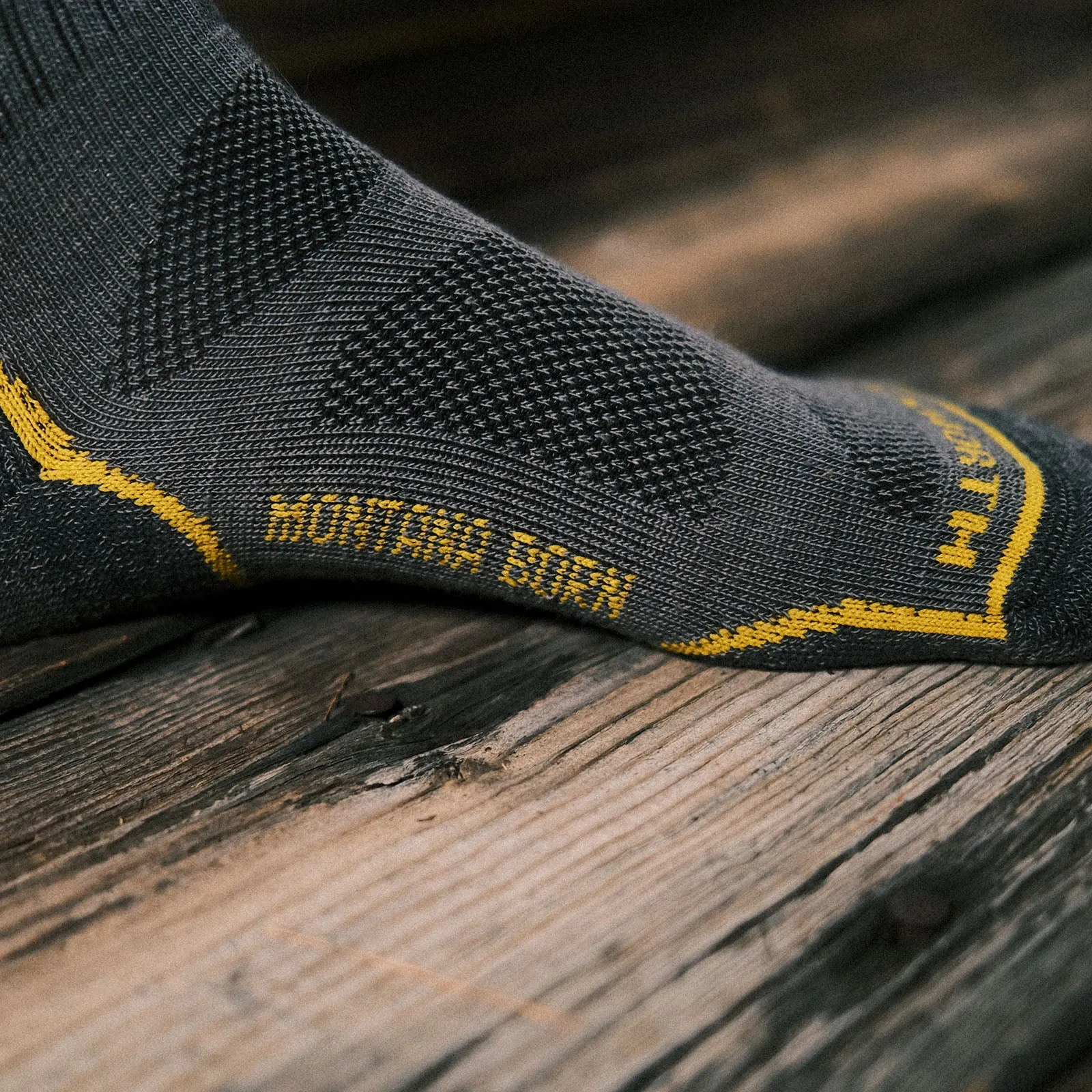 Lightweight Montana Footprint Crew Sock
