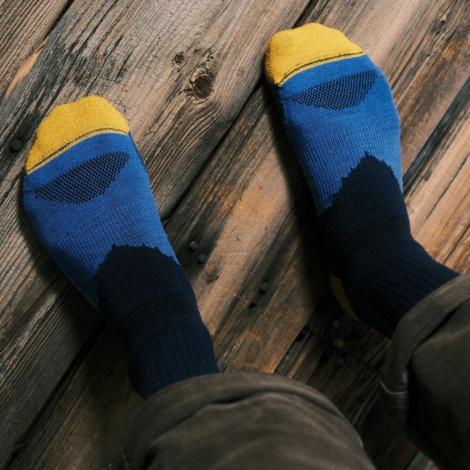 Lightweight Ram Horns Crew Sock