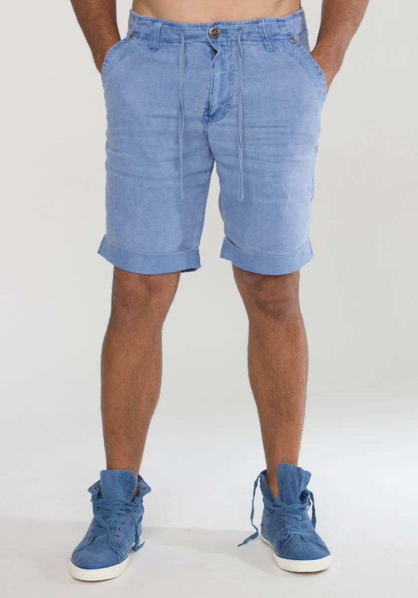 Linen Shorts With Drawstring