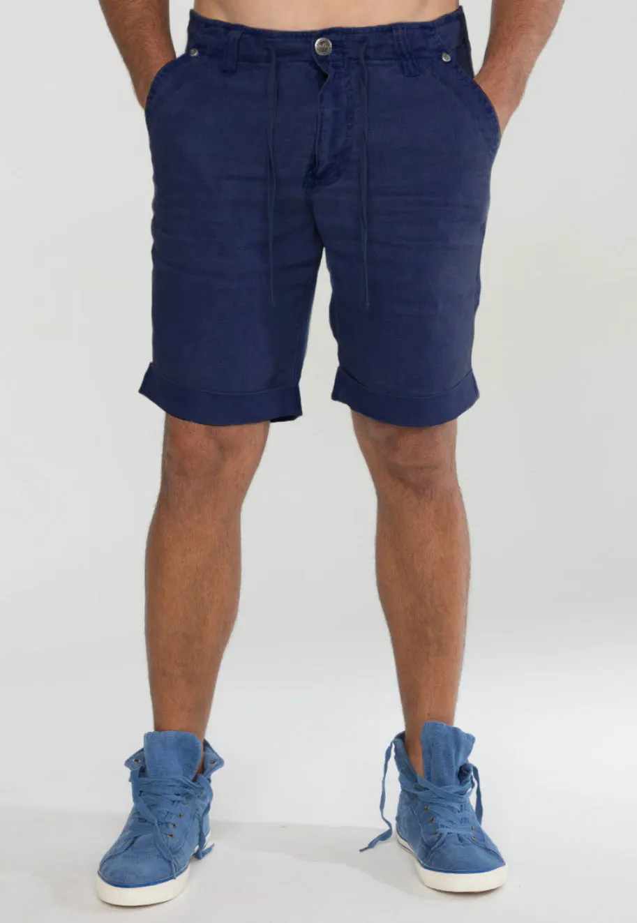 Linen Shorts With Drawstring