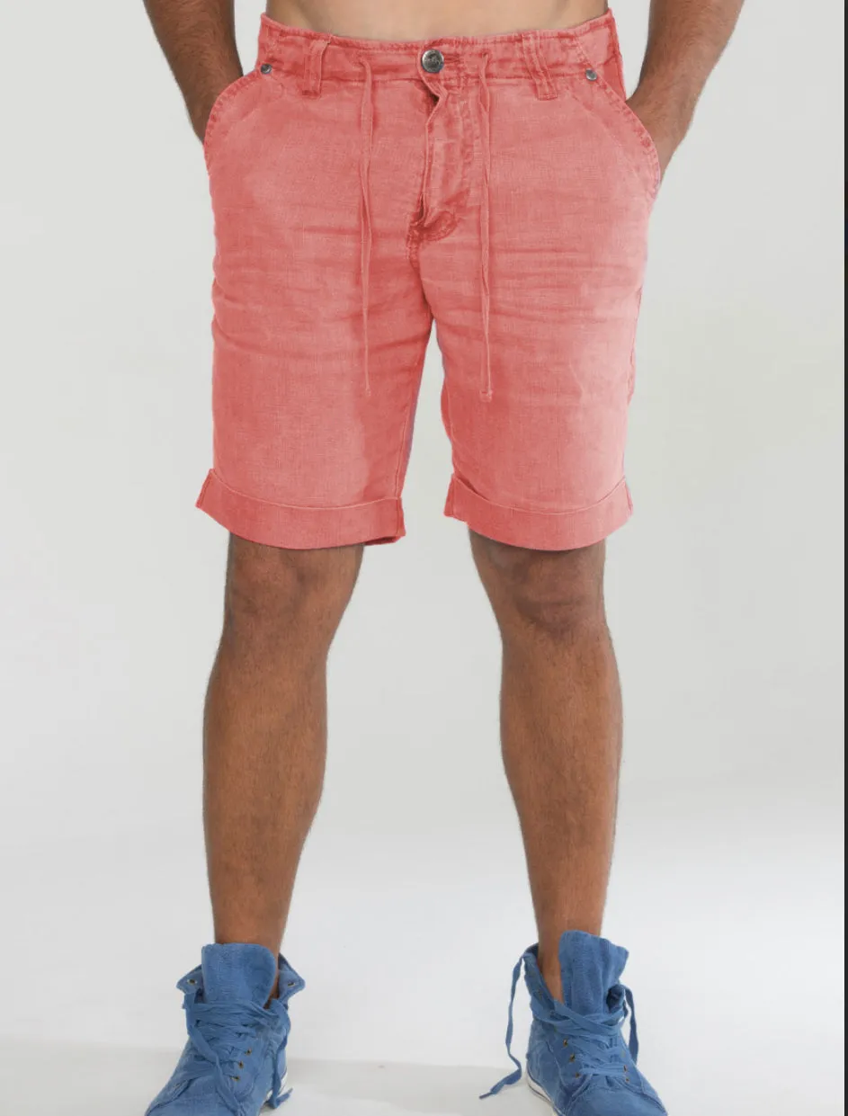 Linen Shorts With Drawstring