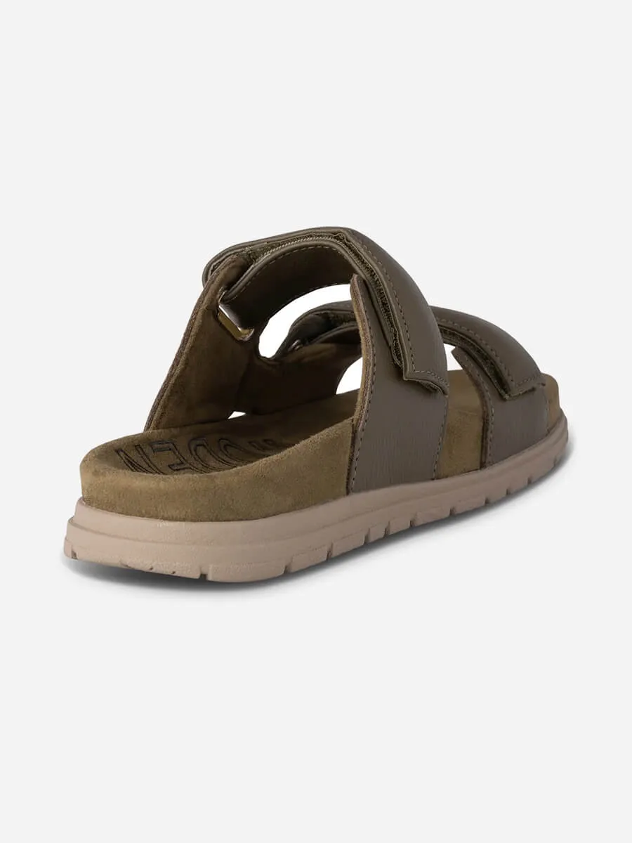 Lisa Leather Sliders