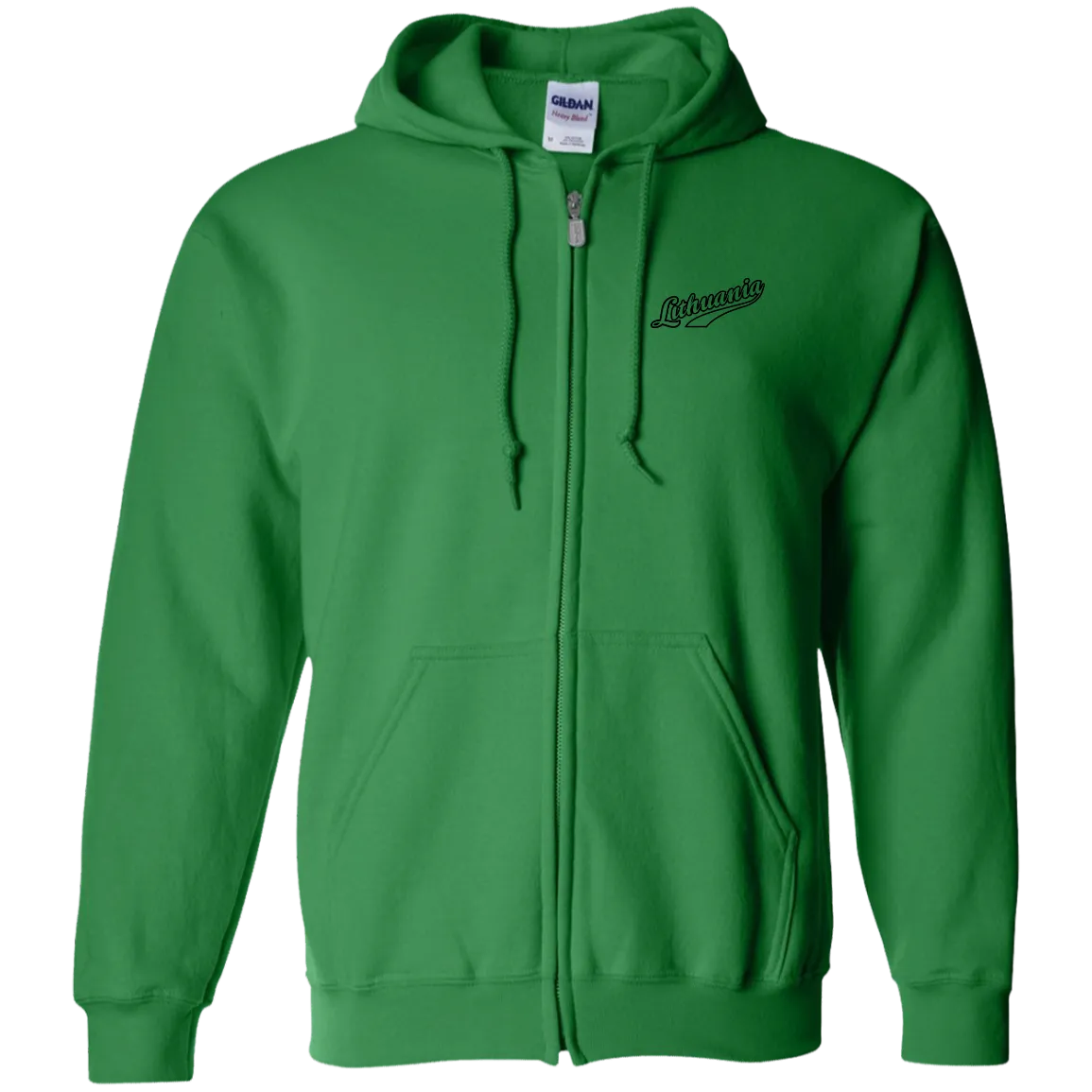 Lithuania - Men/Women Unisex Comfort Full-Zip Hoodie