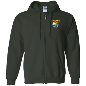 Lithuania Strong - Men/Women Unisex Comfort Full-Zip Hoodie