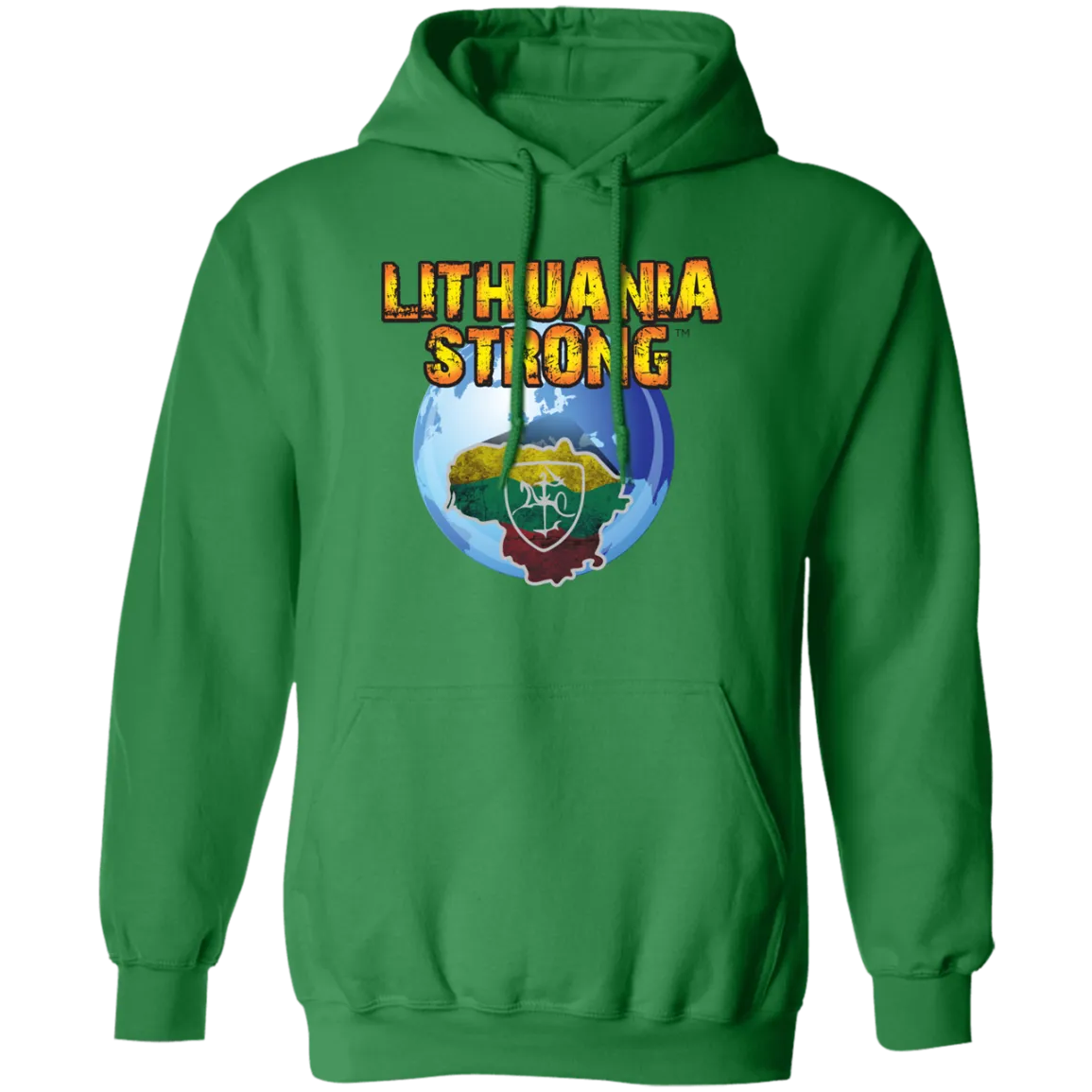 Lithuania Strong - Men/Women Unisex Comfort Pullover Hoodie