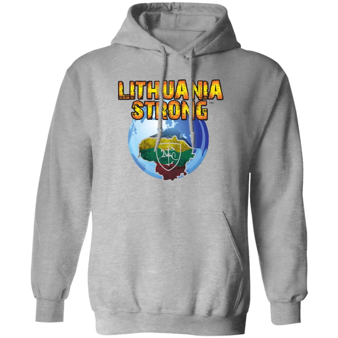 Lithuania Strong - Men/Women Unisex Comfort Pullover Hoodie