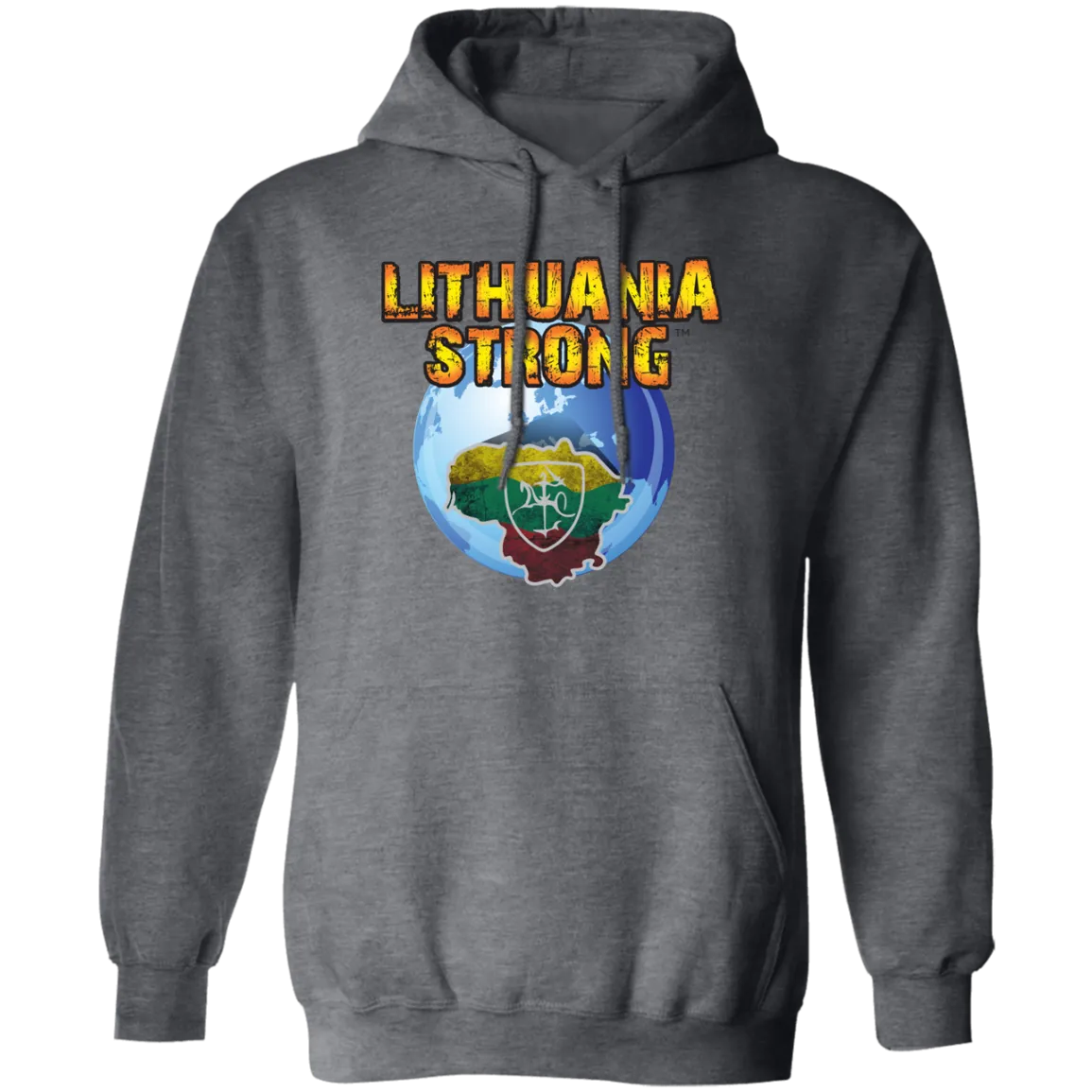 Lithuania Strong - Men/Women Unisex Comfort Pullover Hoodie