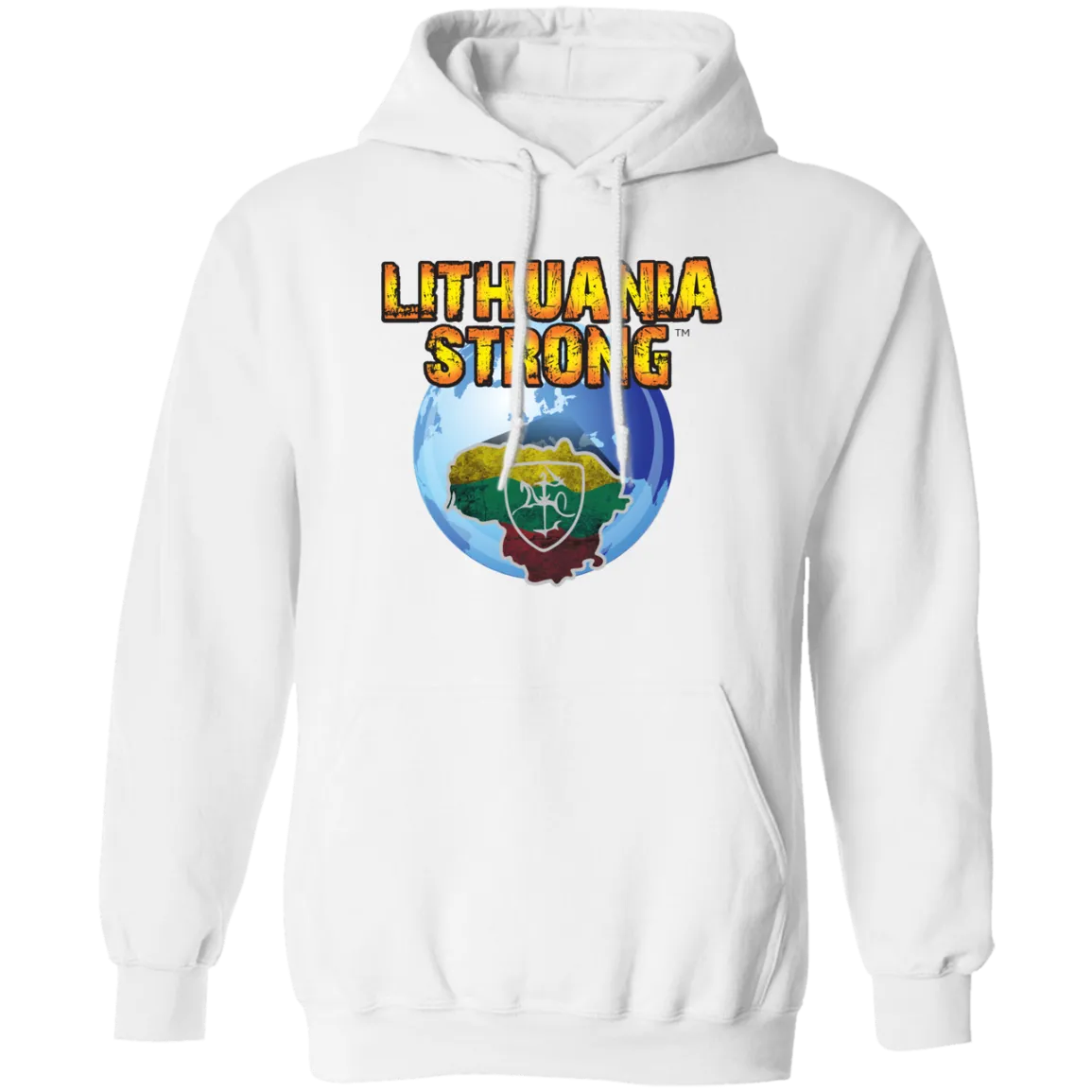 Lithuania Strong - Men/Women Unisex Comfort Pullover Hoodie