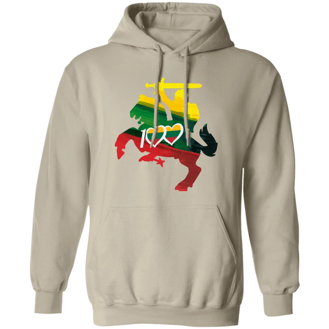 Lithuanian Knight 100 - Men/Women Unisex Comfort Pullover Hoodie
