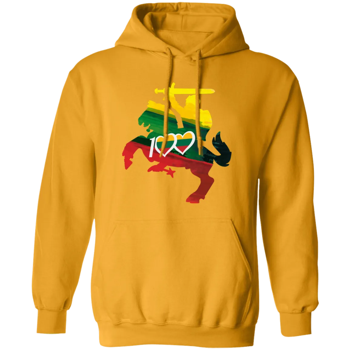 Lithuanian Knight 100 - Men/Women Unisex Comfort Pullover Hoodie