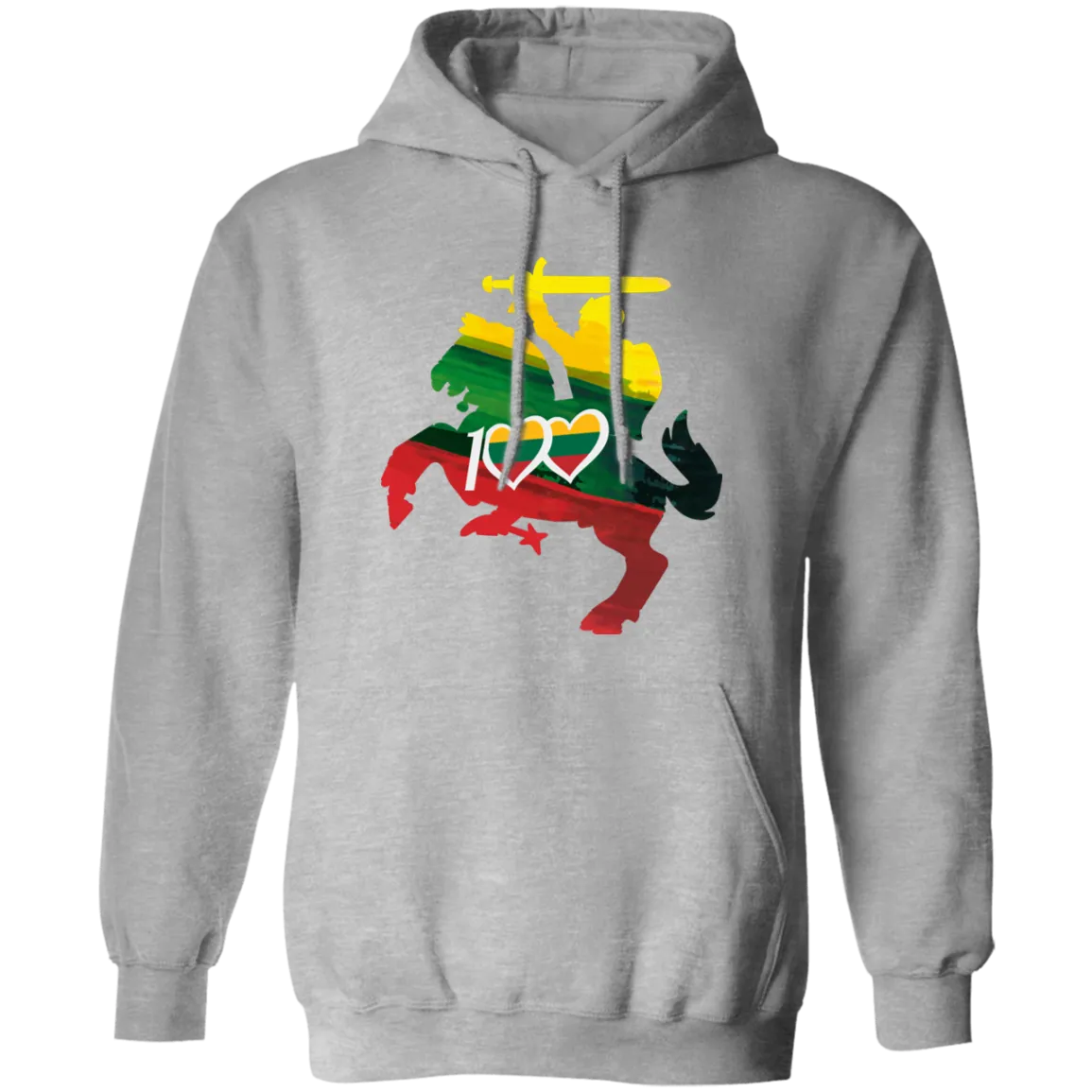 Lithuanian Knight 100 - Men/Women Unisex Comfort Pullover Hoodie