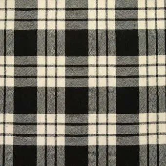 MacFarlane Black&White Modern Tartan Neck Tie