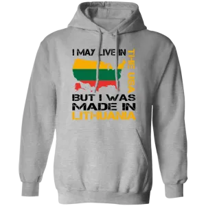 Made in Lithuania - Men/Women Unisex Comfort Pullover Hoodie