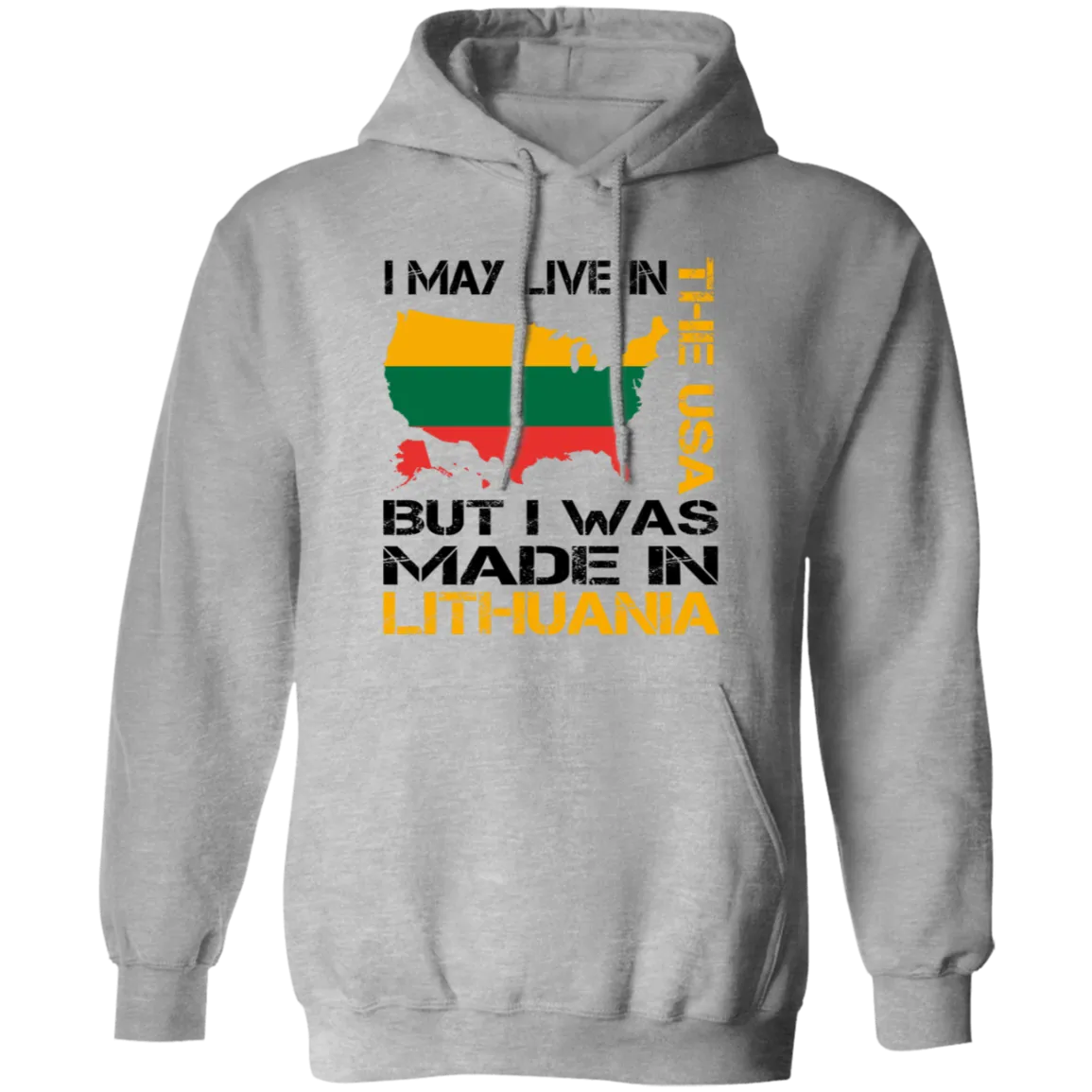 Made in Lithuania - Men/Women Unisex Comfort Pullover Hoodie