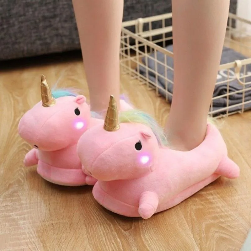 Magical Lighted Unicorn Slipper