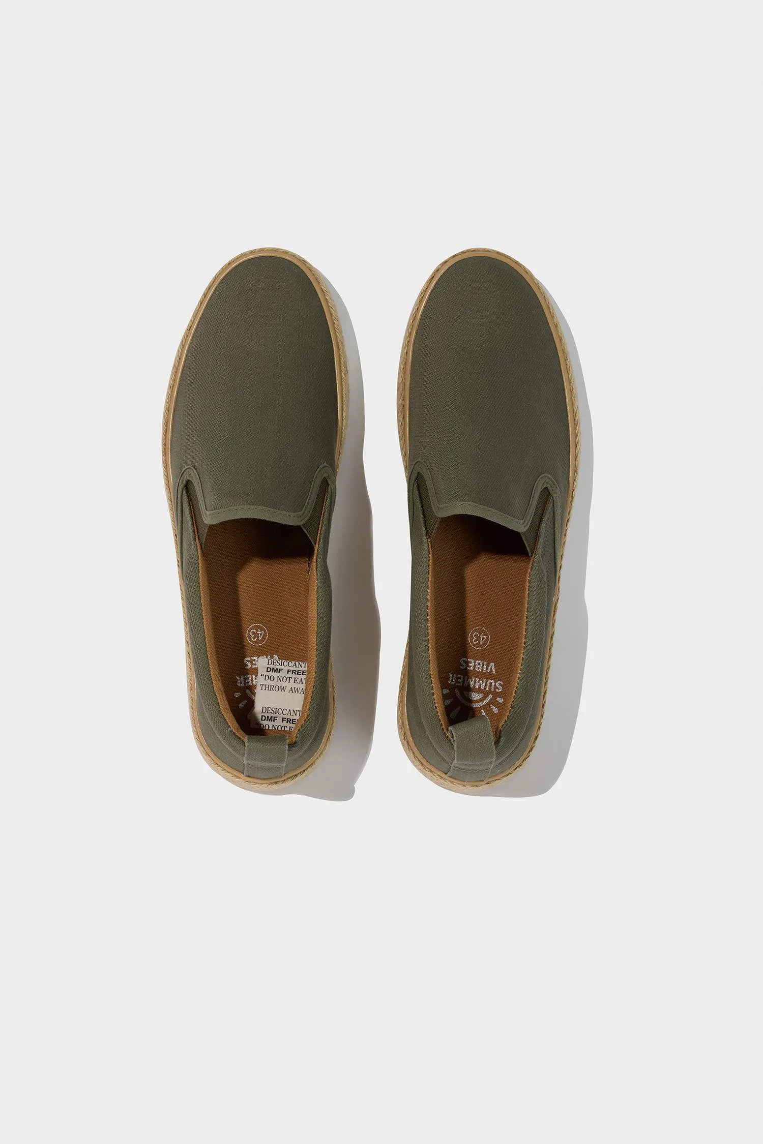 Man Flat Sole Espadrille Shoes