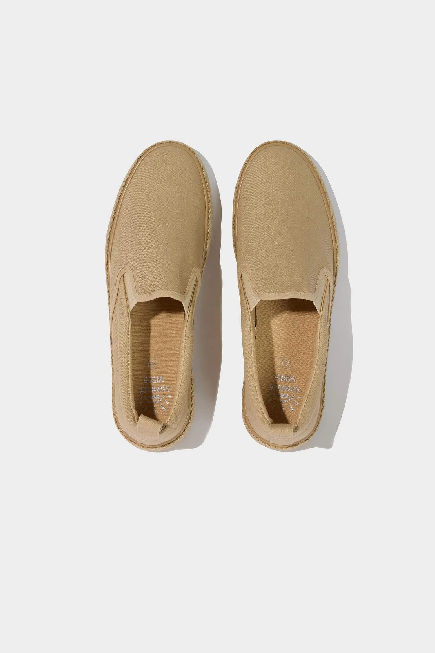 Man Flat Sole Espadrille Shoes
