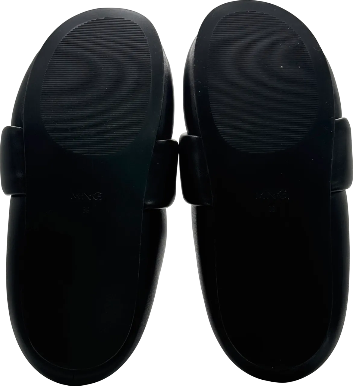 MANGO Black Leather Clogs With Buckle UK 6 EU 39 👠