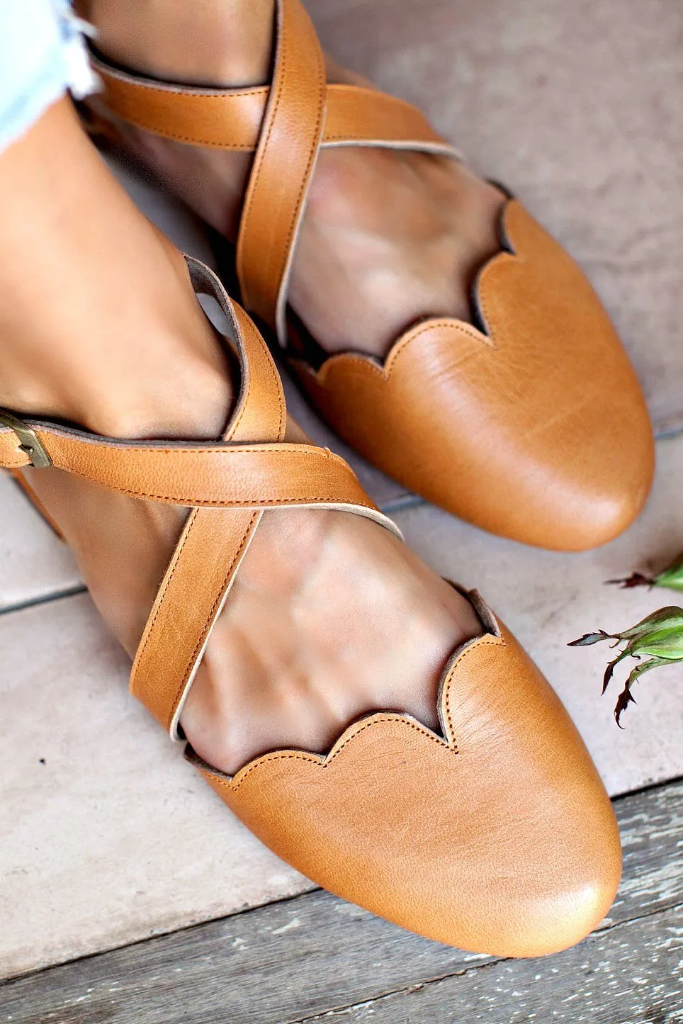 Mangrove Leather Flats (Sz. 5-11)