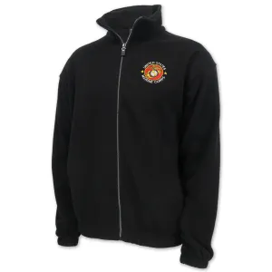 Marines Seal Fleece Full Zip Jacket (Black)