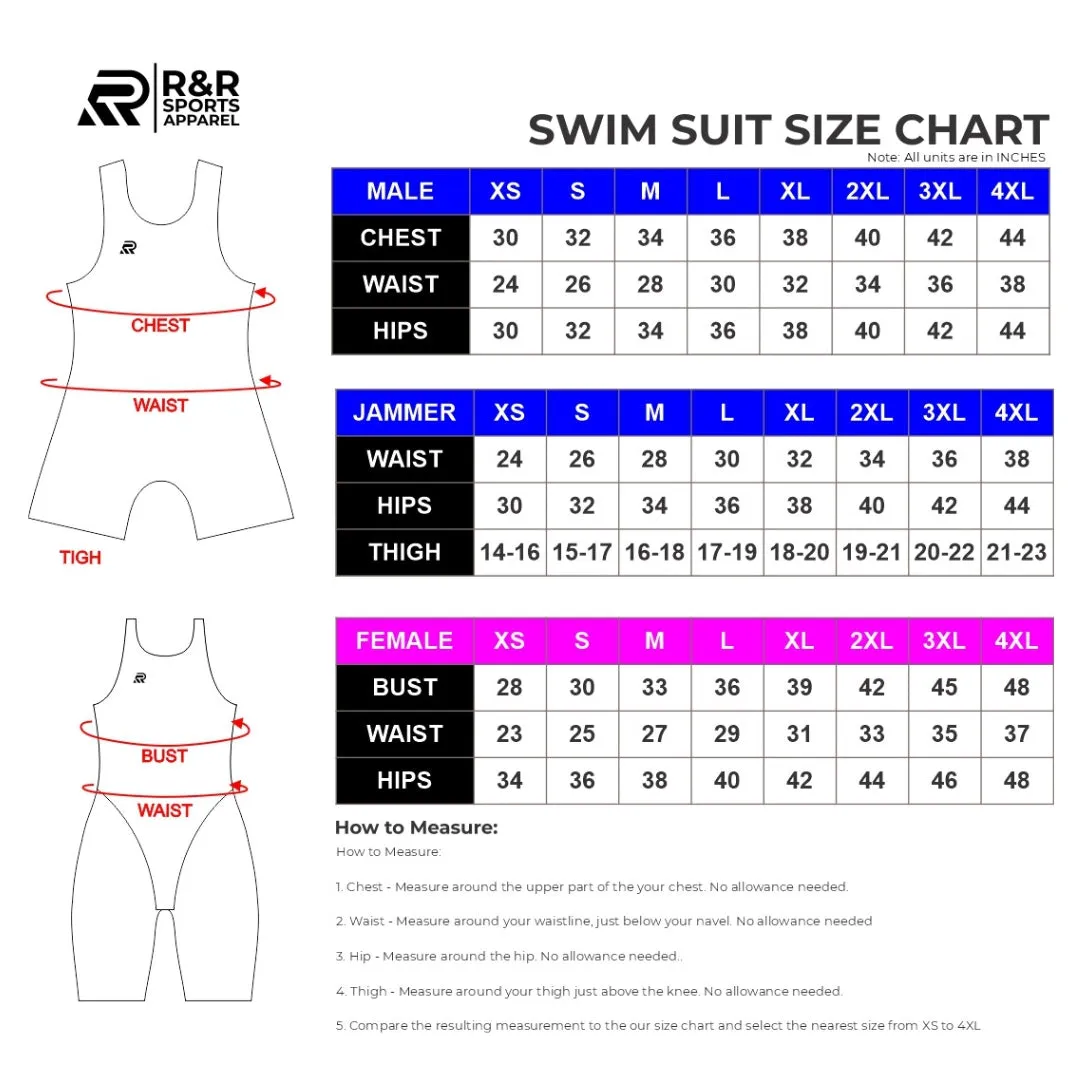 Maritime Mosaic Men's Swim Jammer Swimsuit