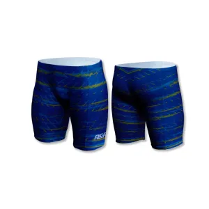 Maritime Mosaic Men's Swim Jammer Swimsuit