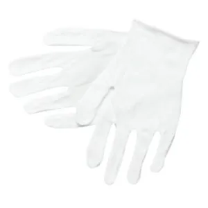 MCR Safety Lisle Cotton Inspector Gloves, 100% Cotton, Men's Large, 8600C