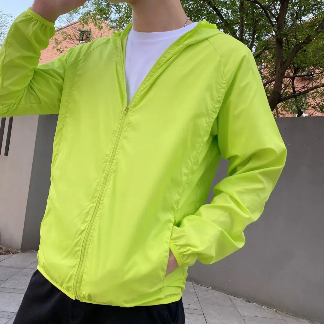 Men's Casual Zip Up Windbreaker Jacket | Lightweight