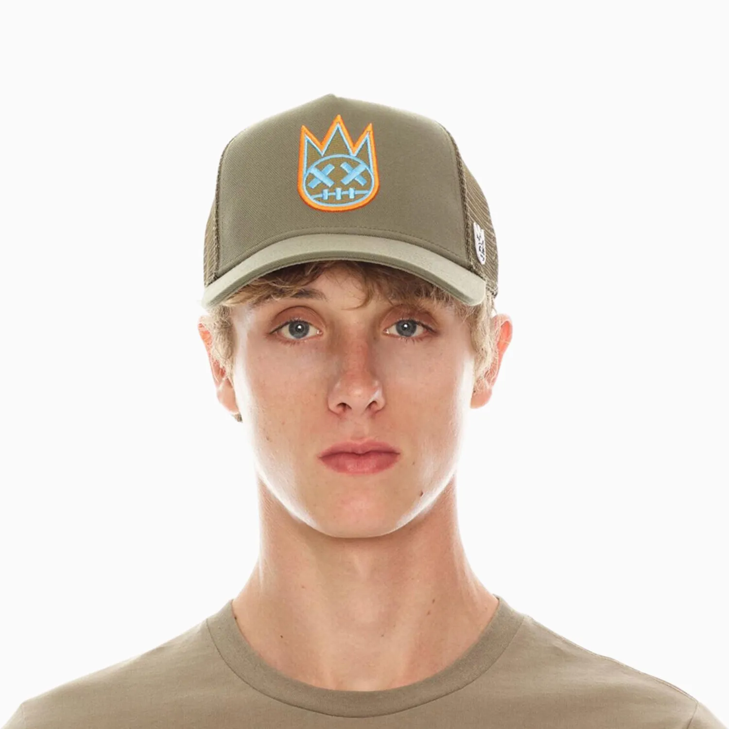 Men's Clean Logo Trucker Curved Visor Hat