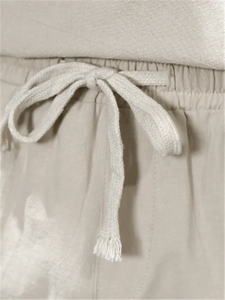 Men's Comfort Linen Sets T-shirt   Trousers