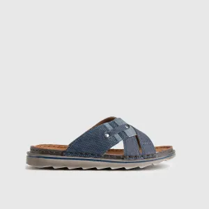 Mens Comfort Sandal BO001 Blue