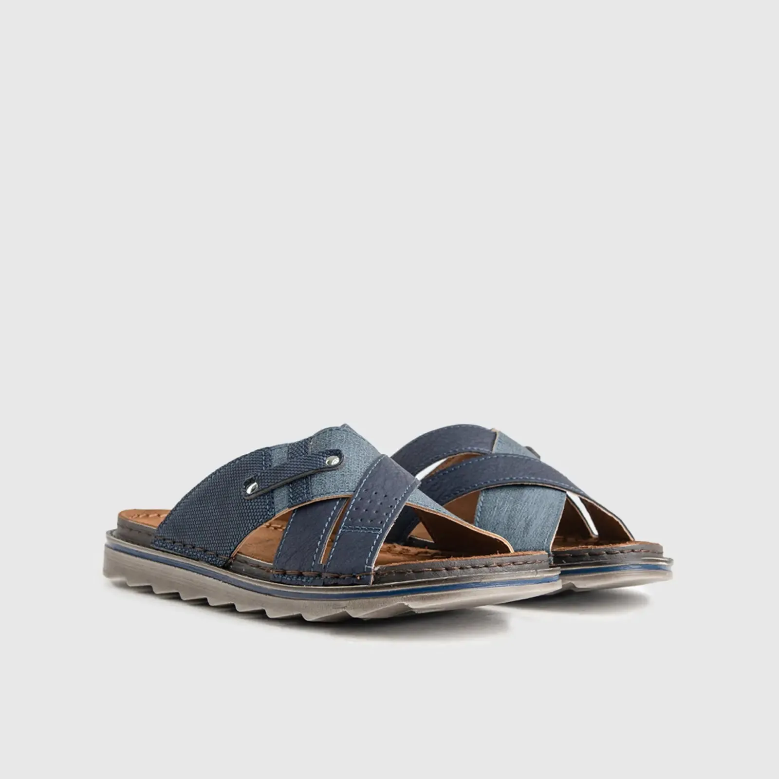 Mens Comfort Sandal BO001 Blue