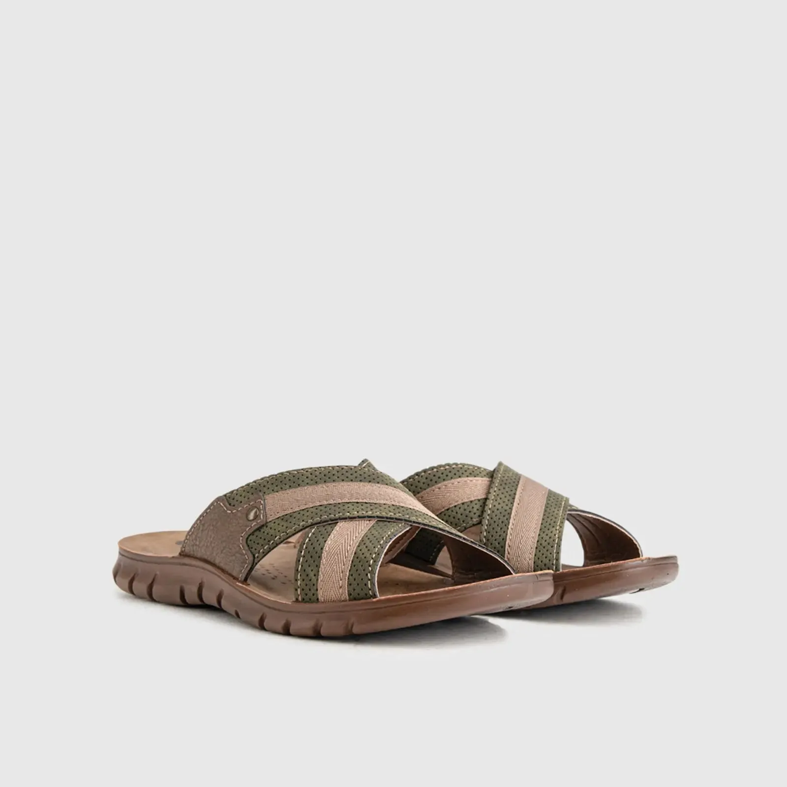 Mens Comfort Sandal FN034 Brown