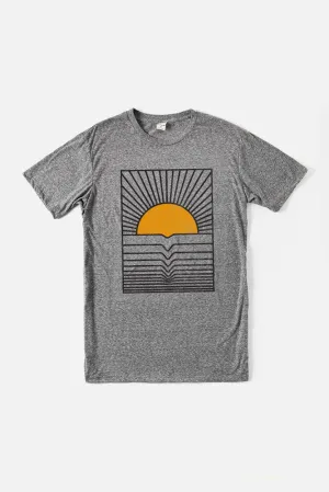 Men's Cresting Wave Tee / Heather Grey