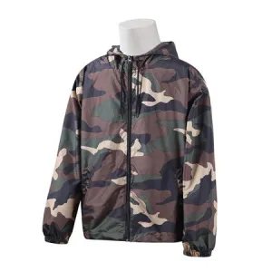 Men's  Hooded  Lightweight  Windbreaker