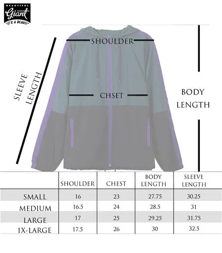 Men's  Hooded  Lightweight  Windbreaker