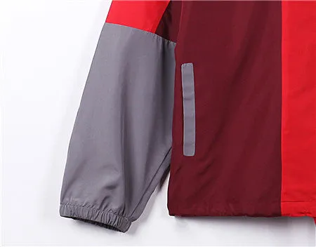 Men's  Hooded  Lightweight  Windbreaker