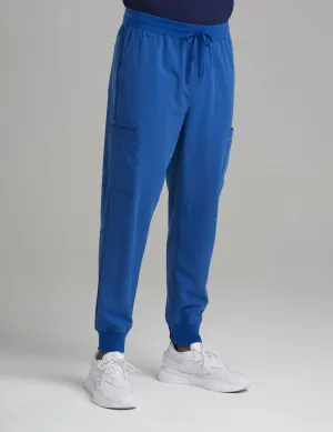Mens Jogger Scrub Pants - Royal Blue