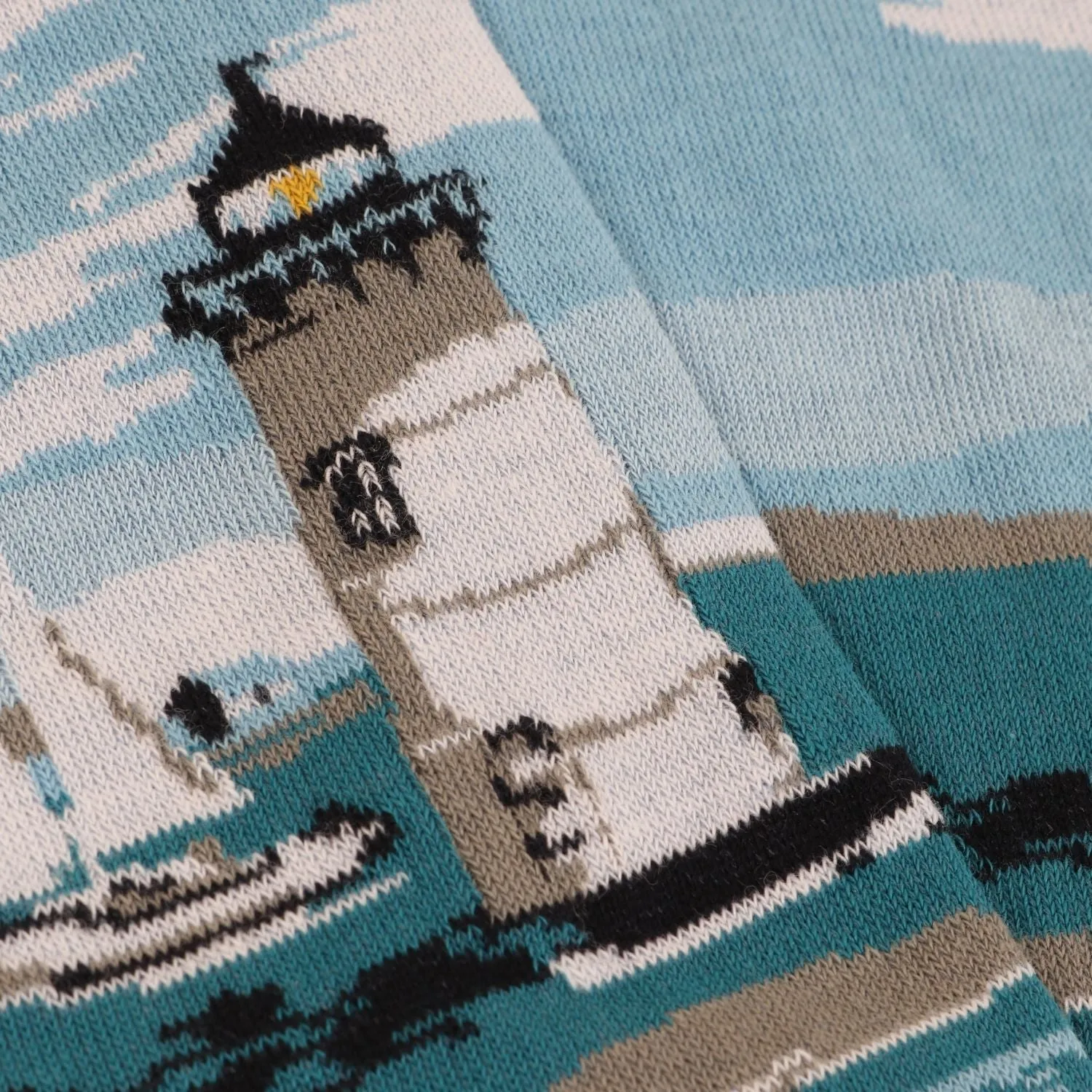 Men's Lighthouse Cotton Socks