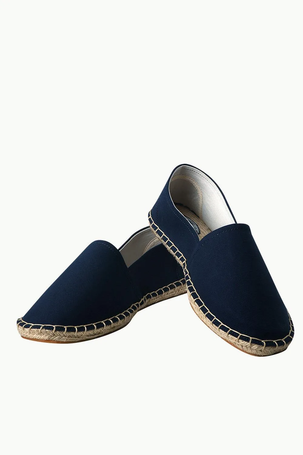 Men's Navy Canvas Basque Espadrilles